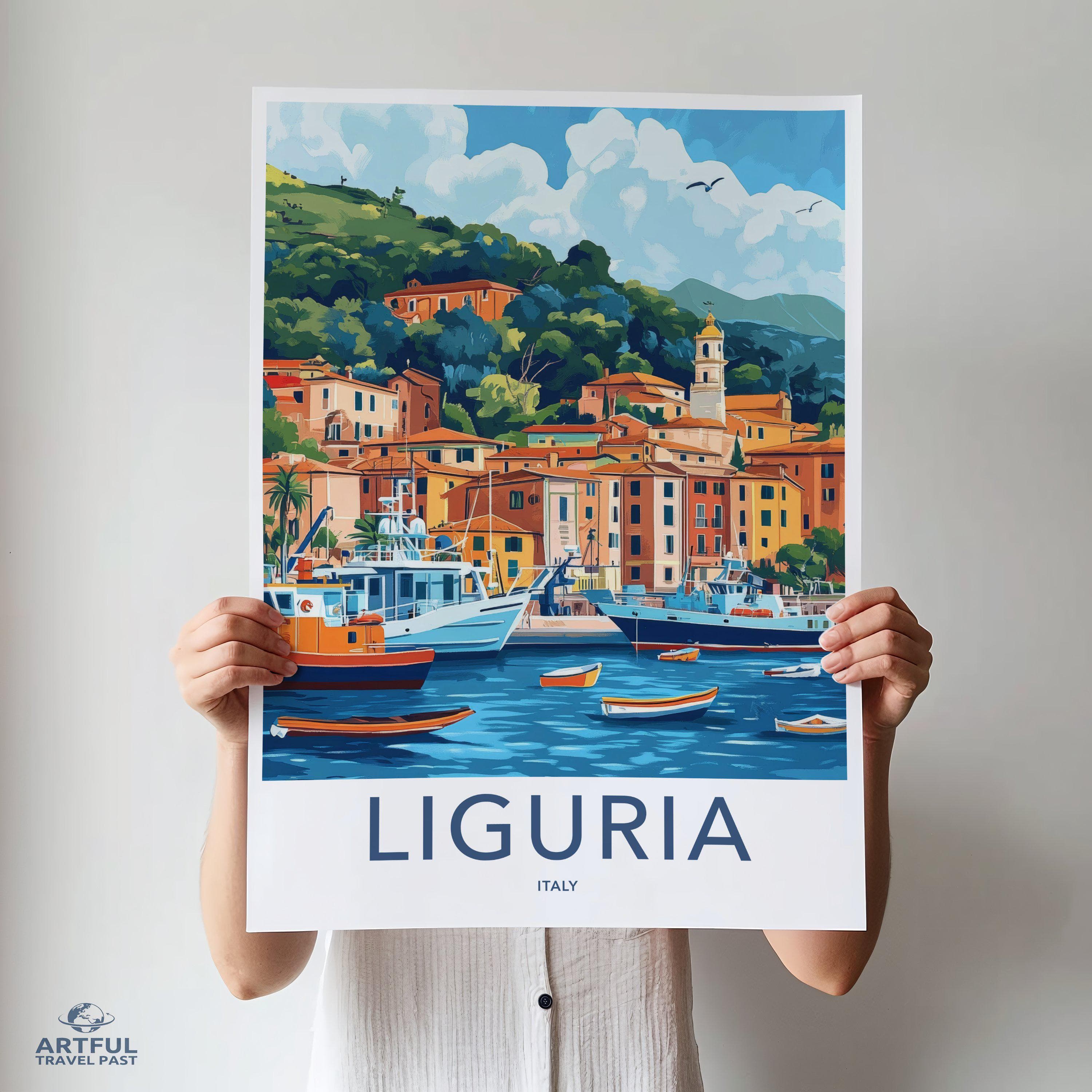Liguria Poster - Italy Wall Art