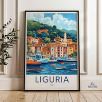 Liguria Poster - Italy Wall Art