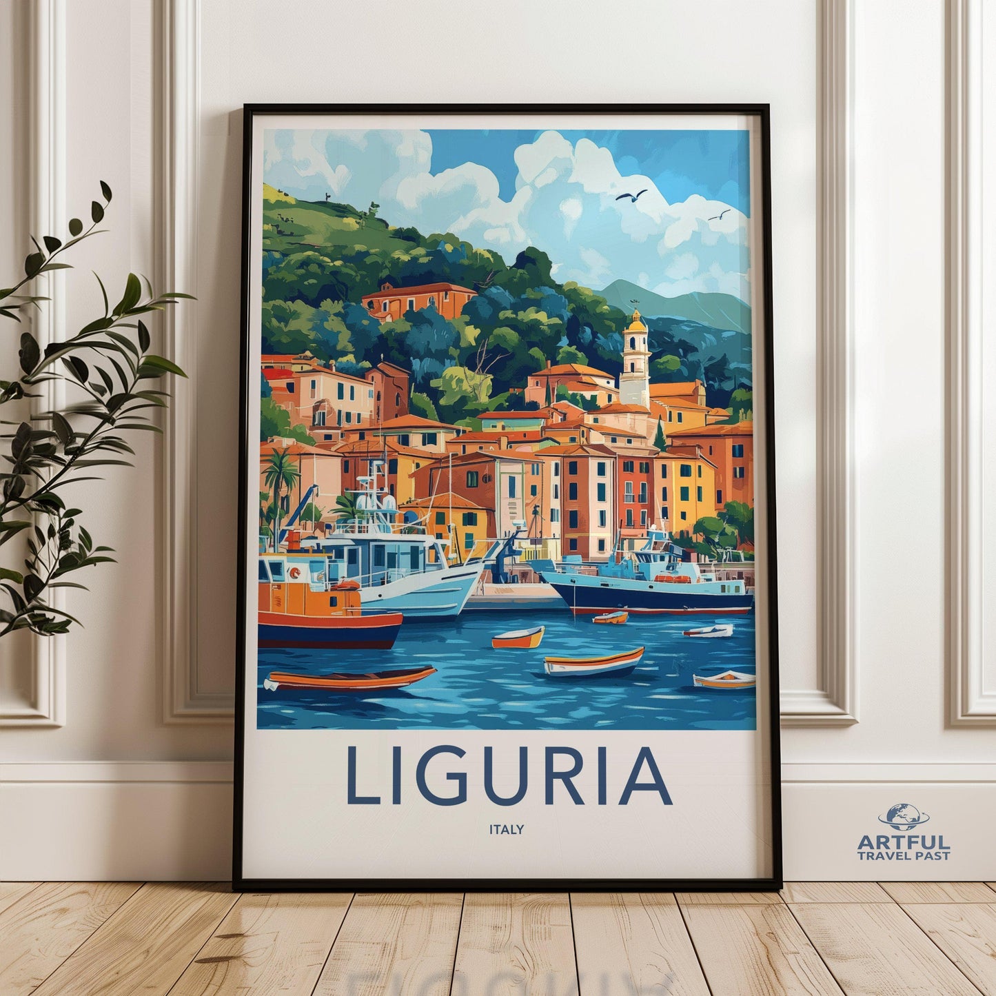 Liguria Poster - Italy Wall Art
