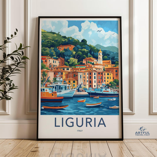 Liguria Poster - Italy Wall Art