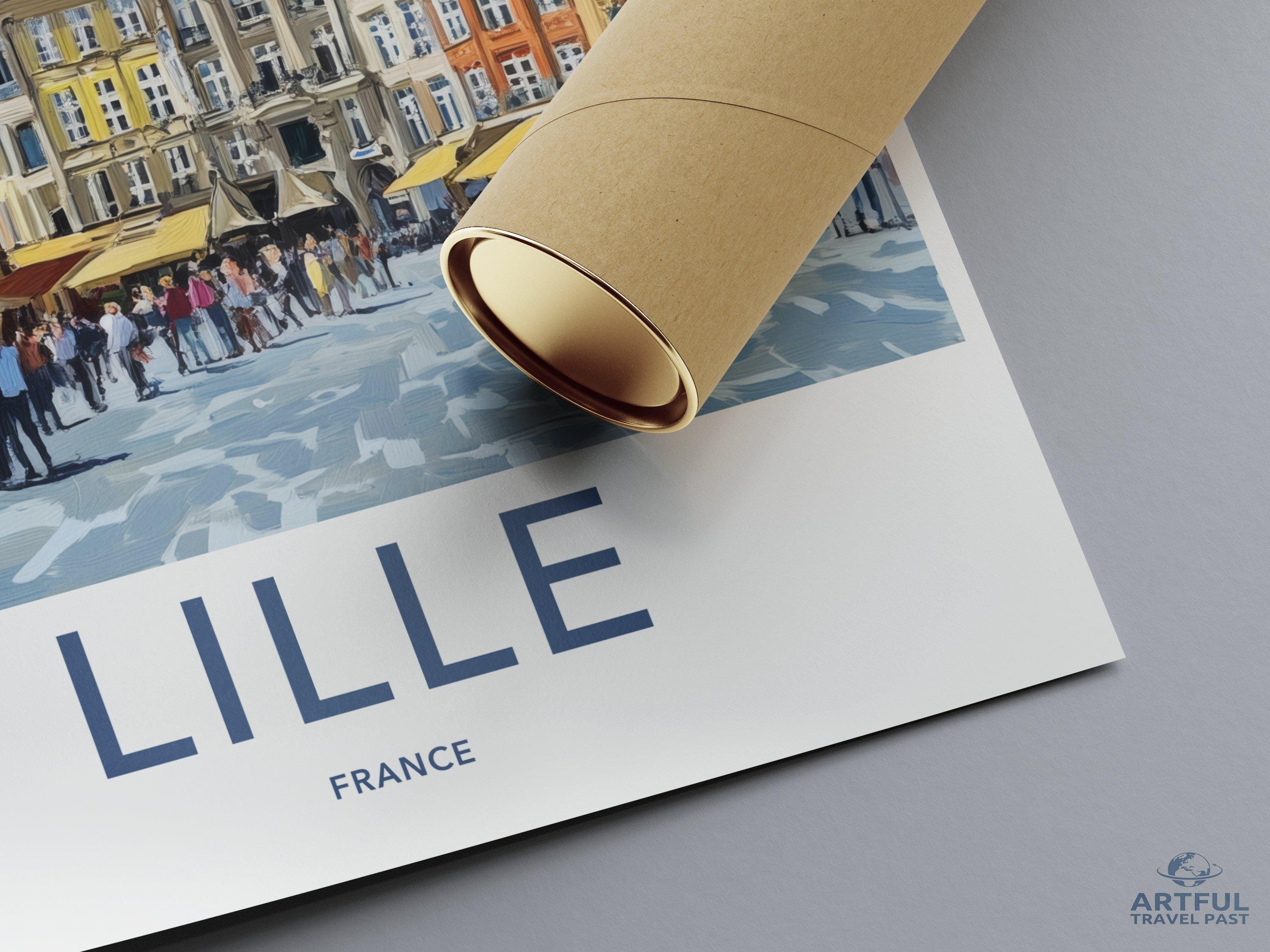 Lille Poster | France Wall Art | Europe Decor