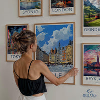 Lille Poster | France Wall Art | Europe Decor