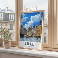 Lille Poster | France Wall Art | Europe Decor