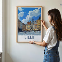Lille Poster | France Wall Art | Europe Decor
