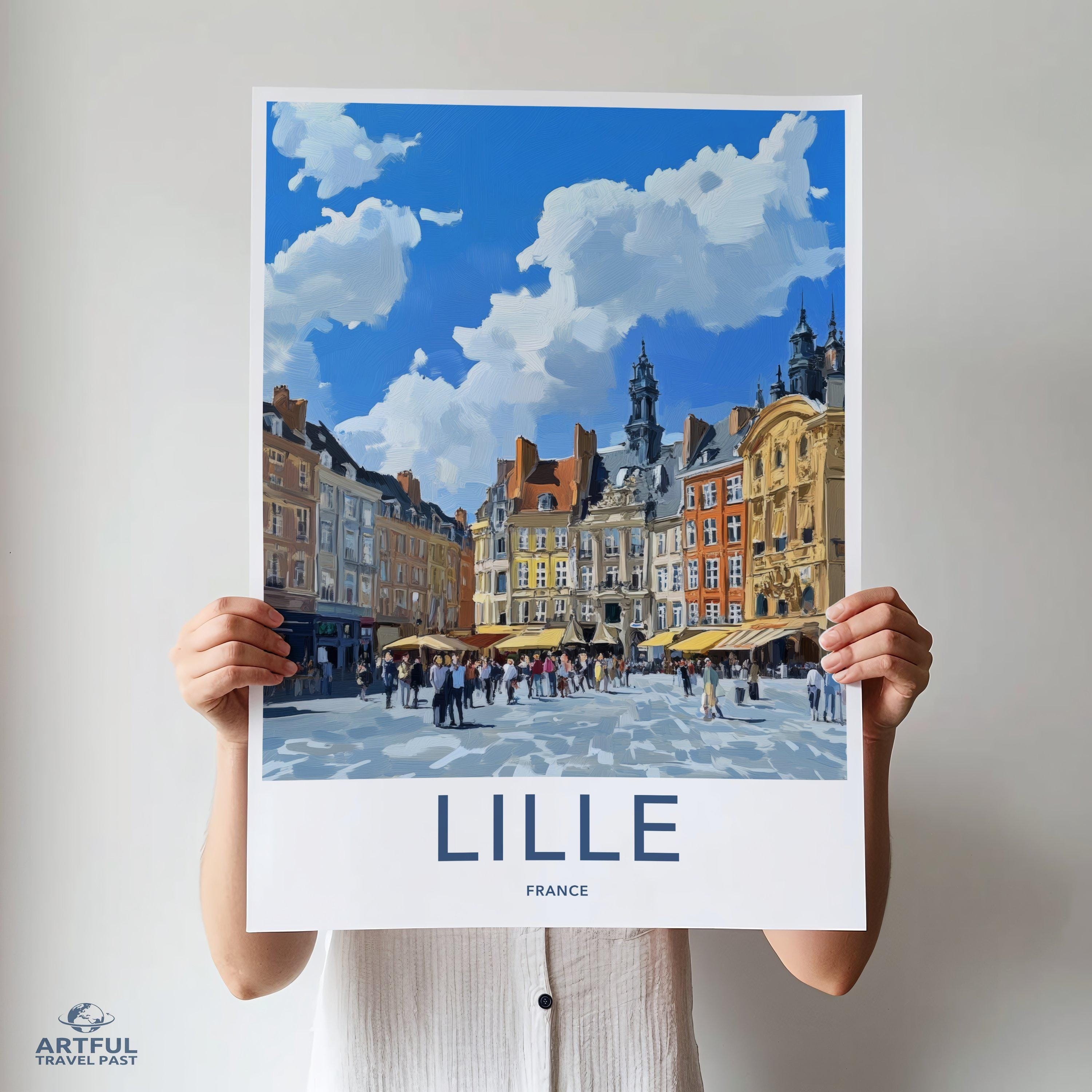 Lille Poster | France Wall Art | Europe Decor