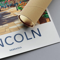Lincoln Poster - Nebraska Wall Art