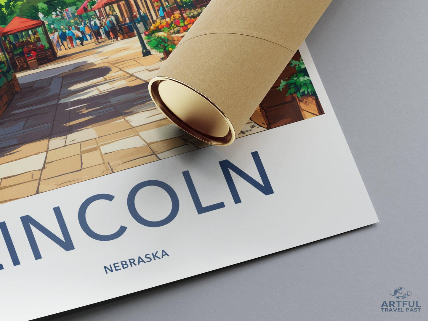 Lincoln Poster - Nebraska Wall Art