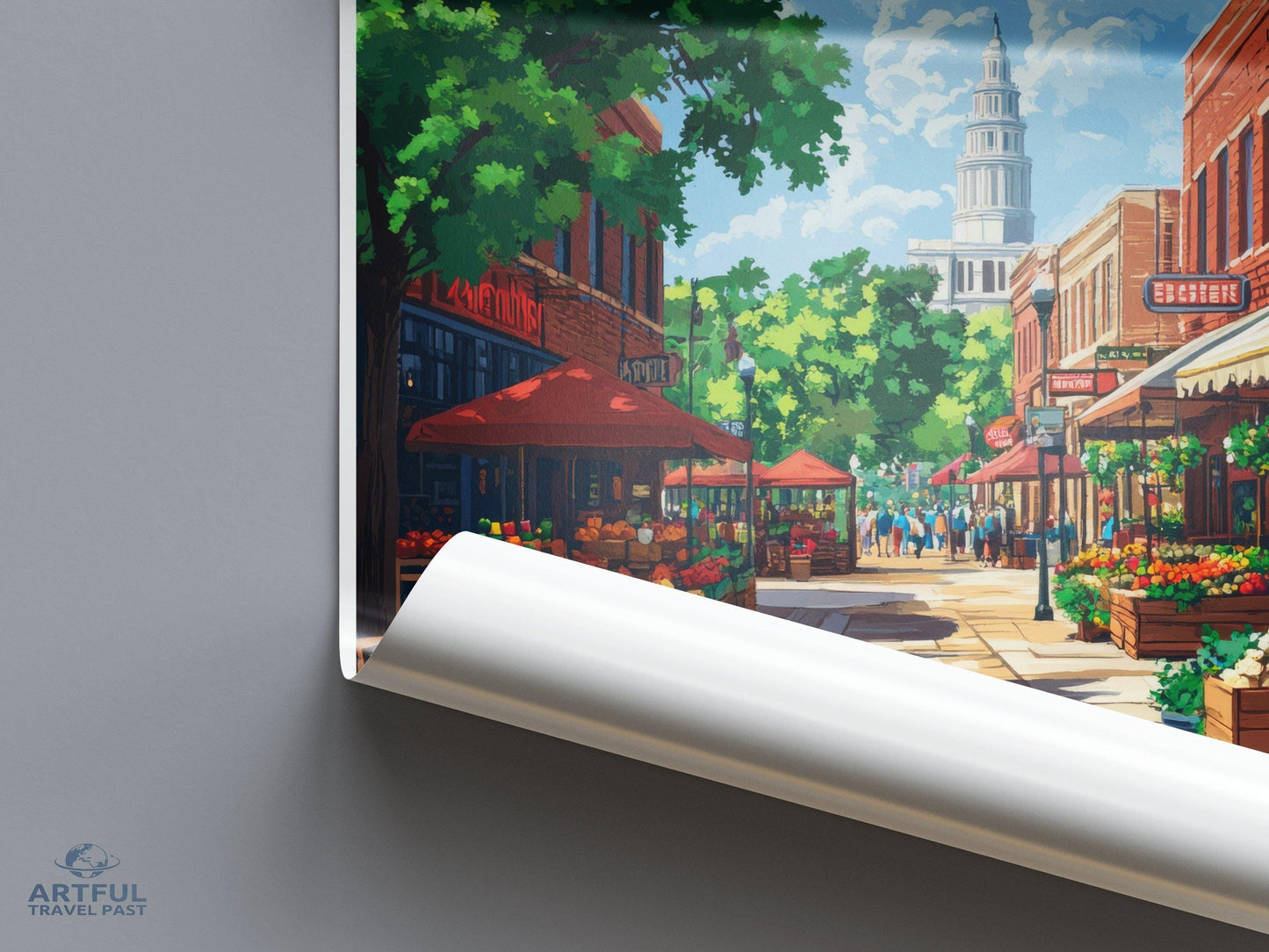 Lincoln Poster - Nebraska Wall Art
