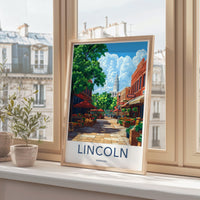 Lincoln Poster - Nebraska Wall Art