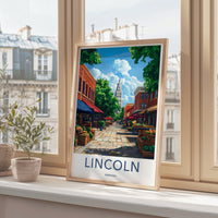 Lincoln Poster - Nebraska Wall Art