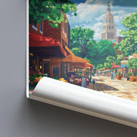 Lincoln Poster - Nebraska Wall Art