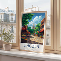 Lincoln Poster - Nebraska Wall Art