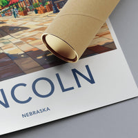 Lincoln Poster - Nebraska Wall Art