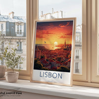 Lisbon Poster | Portugal Wall Art | Europe Decor