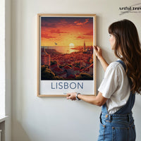 Lisbon Poster | Portugal Wall Art | Europe Decor