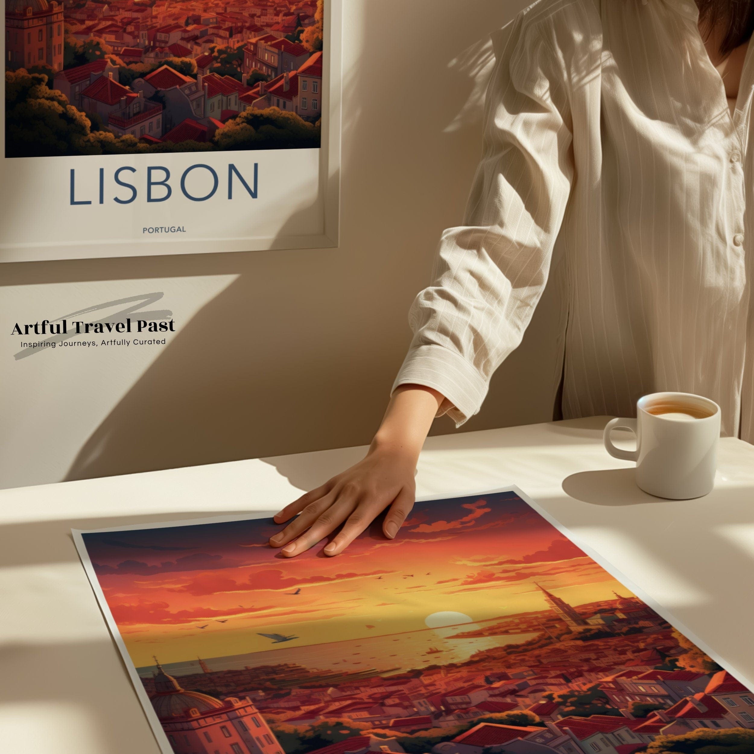 Lisbon Poster | Portugal Wall Art | Europe Decor