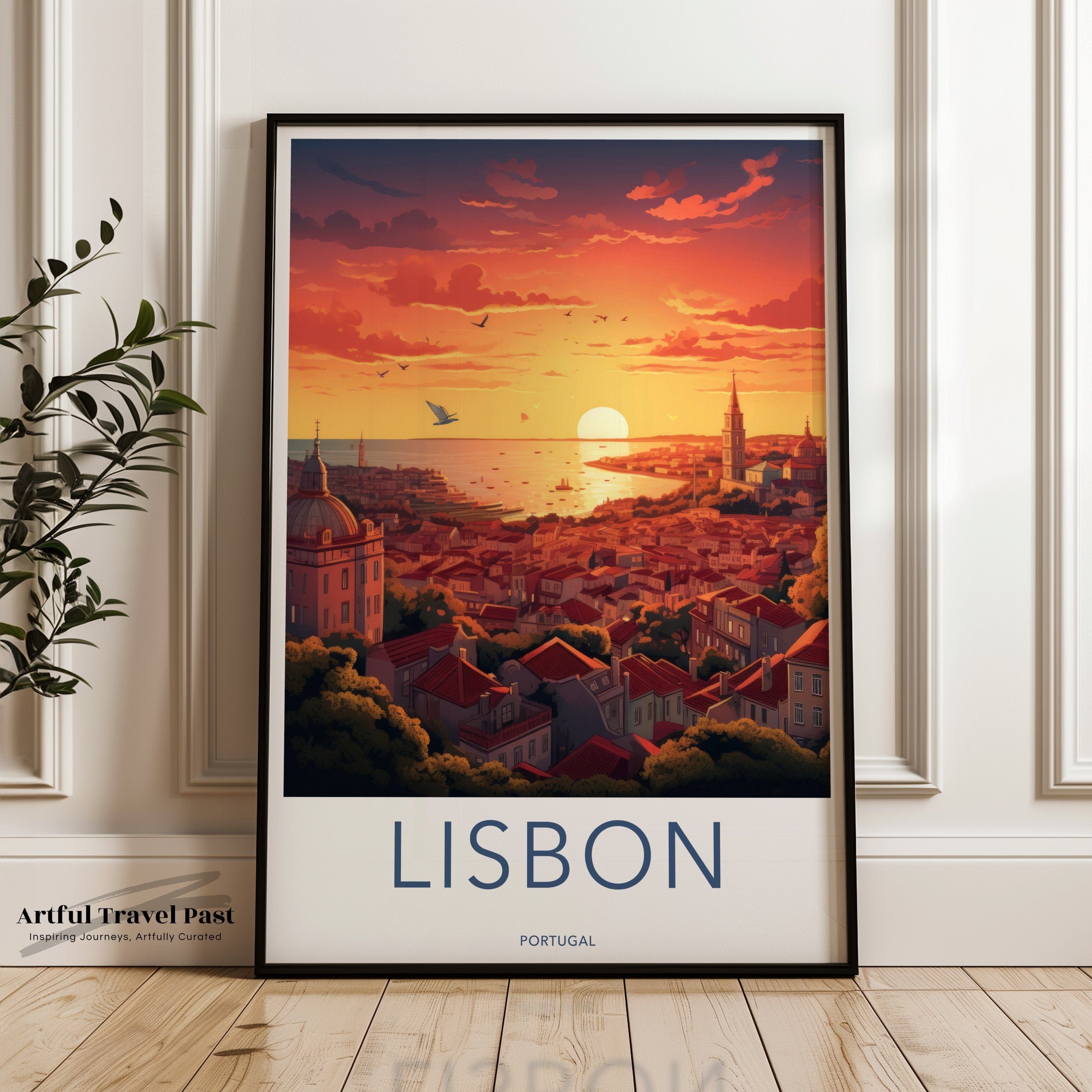 Lisbon Poster | Portugal Wall Art | Europe Decor