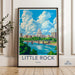 Little Rock Poster | Arkansas Wall Art | America Decor