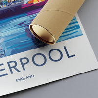 Liverpool Poster - England Wall Art