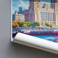 Liverpool Poster - England Wall Art