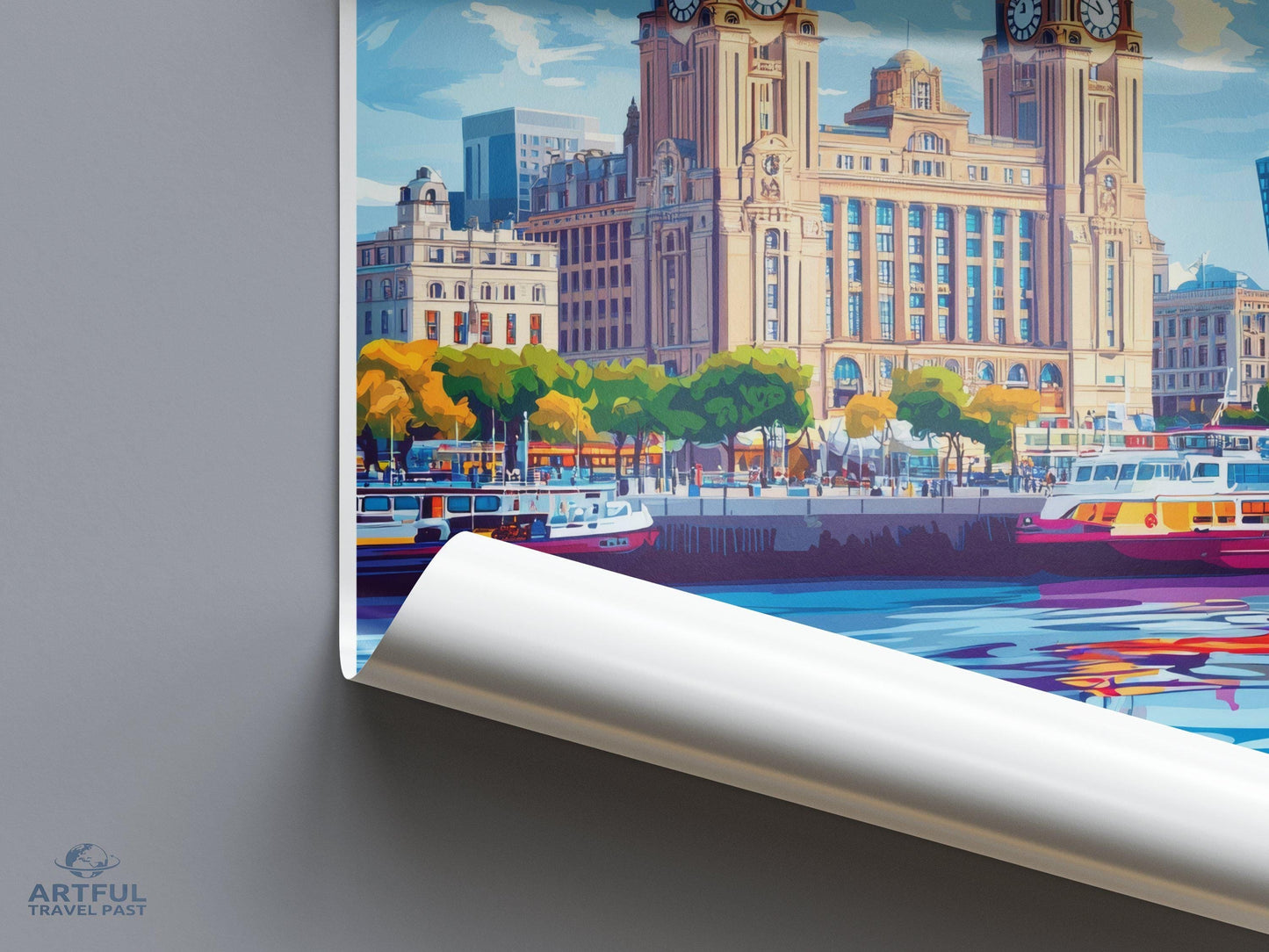 Liverpool Poster - England Wall Art