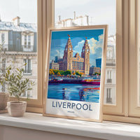 Liverpool Poster - England Wall Art