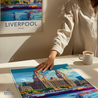 Liverpool Poster - England Wall Art