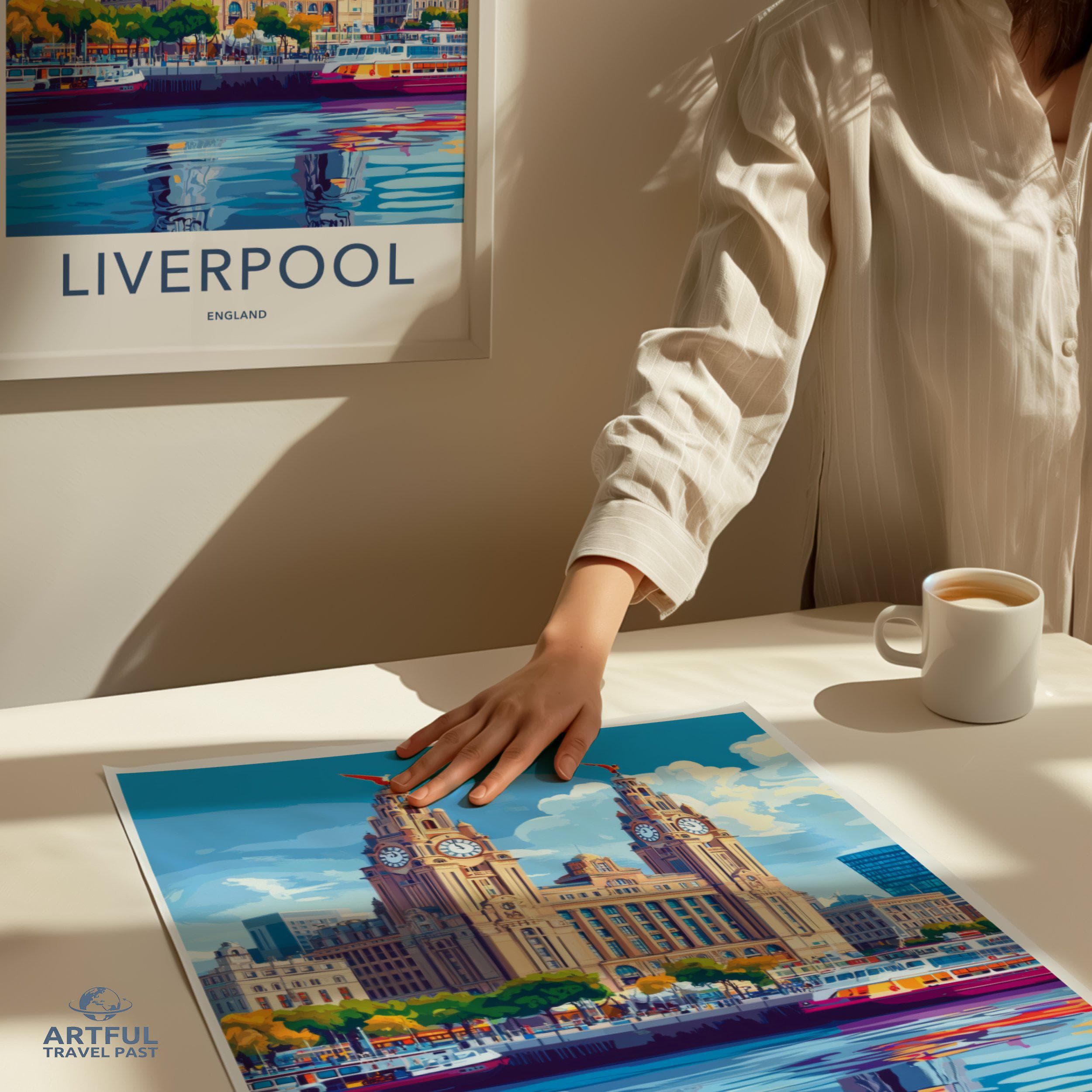Liverpool Poster - England Wall Art