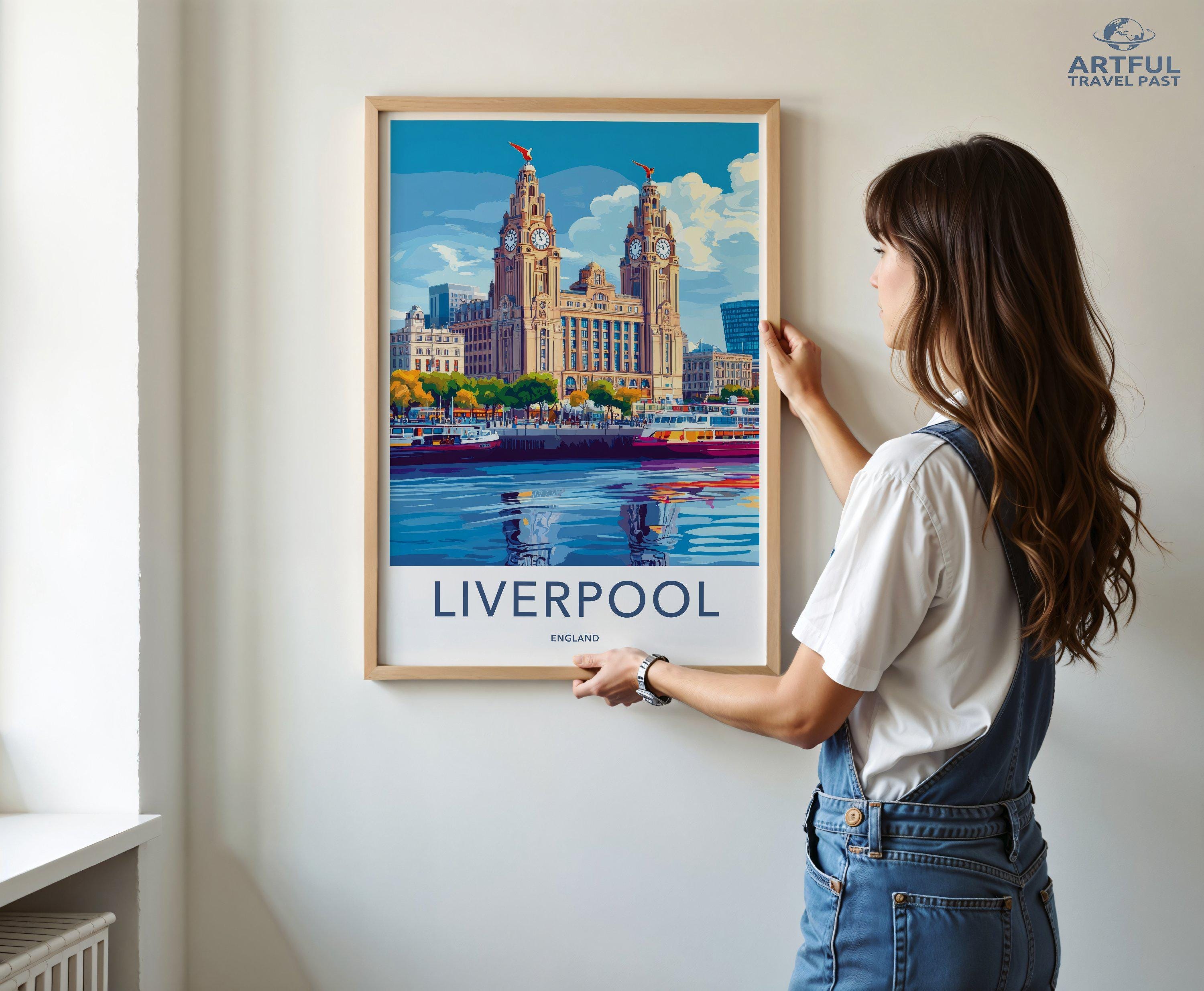 Liverpool Poster - England Wall Art