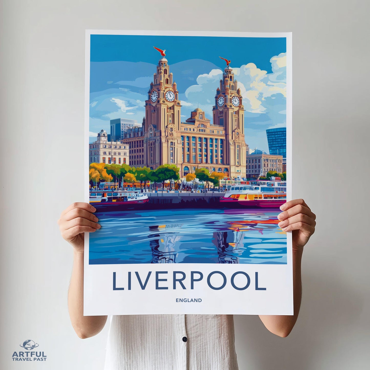Liverpool Poster - England Wall Art