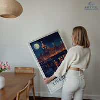 Liverpool Poster | England Wall Art | UK Decor