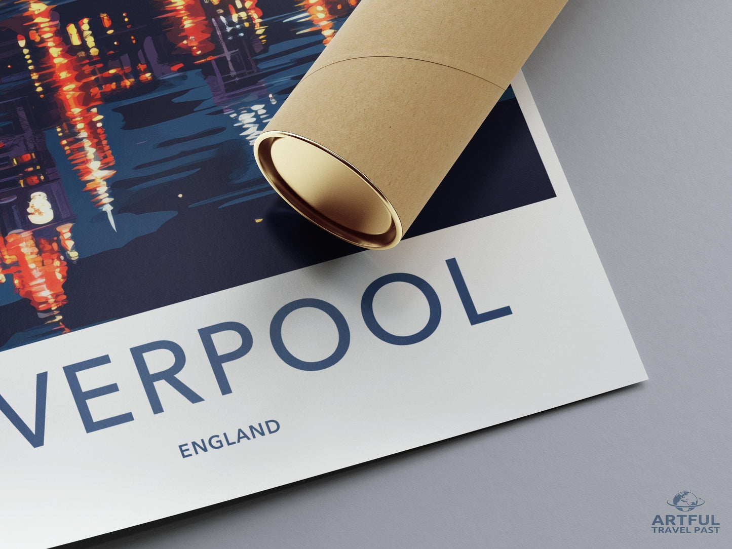 Liverpool Poster | England Wall Art | UK Decor