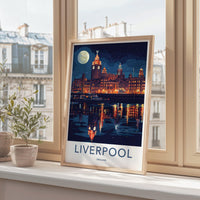Liverpool Poster | England Wall Art | UK Decor
