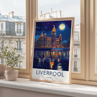 Liverpool Poster | England Wall Art | UK Decor