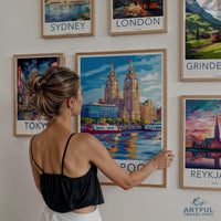 Liverpool Poster | England Wall Art | UK Decor