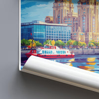 Liverpool Poster | England Wall Art | UK Decor
