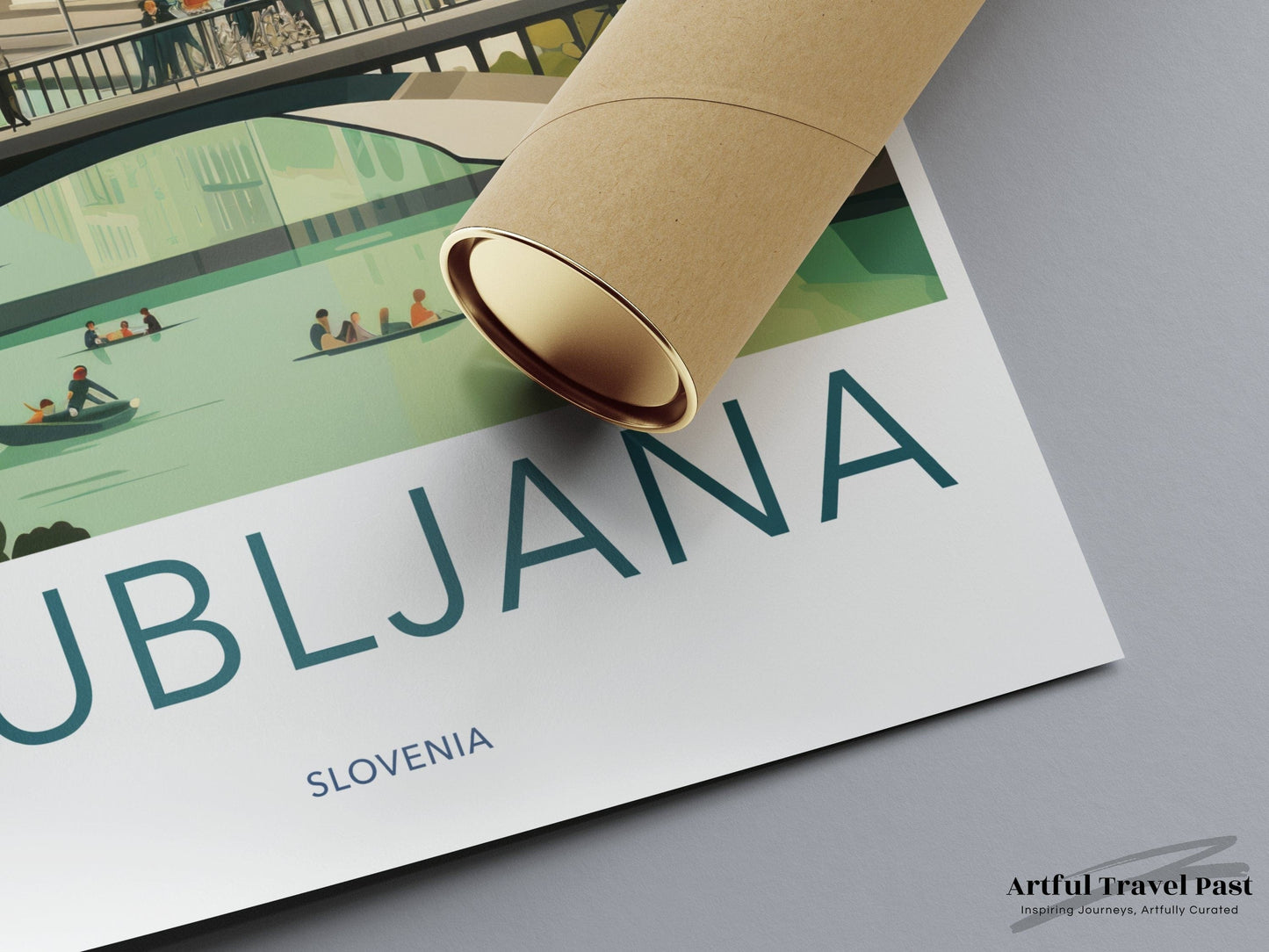 Ljubljana Poster - Slovenia Wall Art