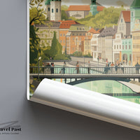 Ljubljana Poster - Slovenia Wall Art