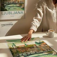 Ljubljana Poster - Slovenia Wall Art