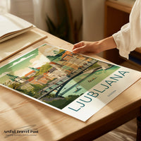 Ljubljana Poster - Slovenia Wall Art