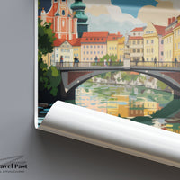 Ljubljana Poster - Slovenia Wall Art