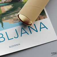 Ljubljana Poster - Slovenia Wall Art