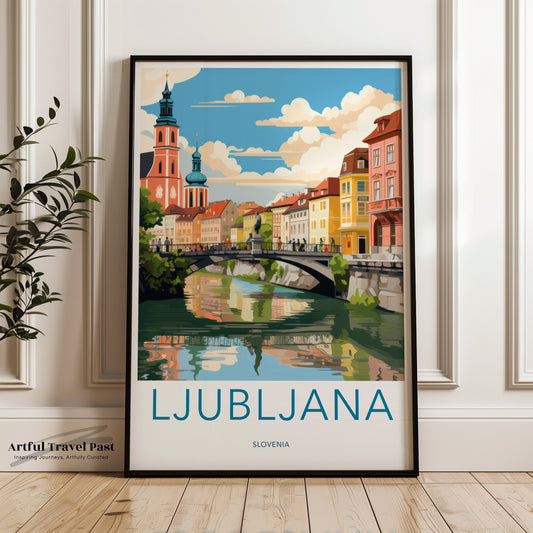 Ljubljana Poster - Slovenia Wall Art