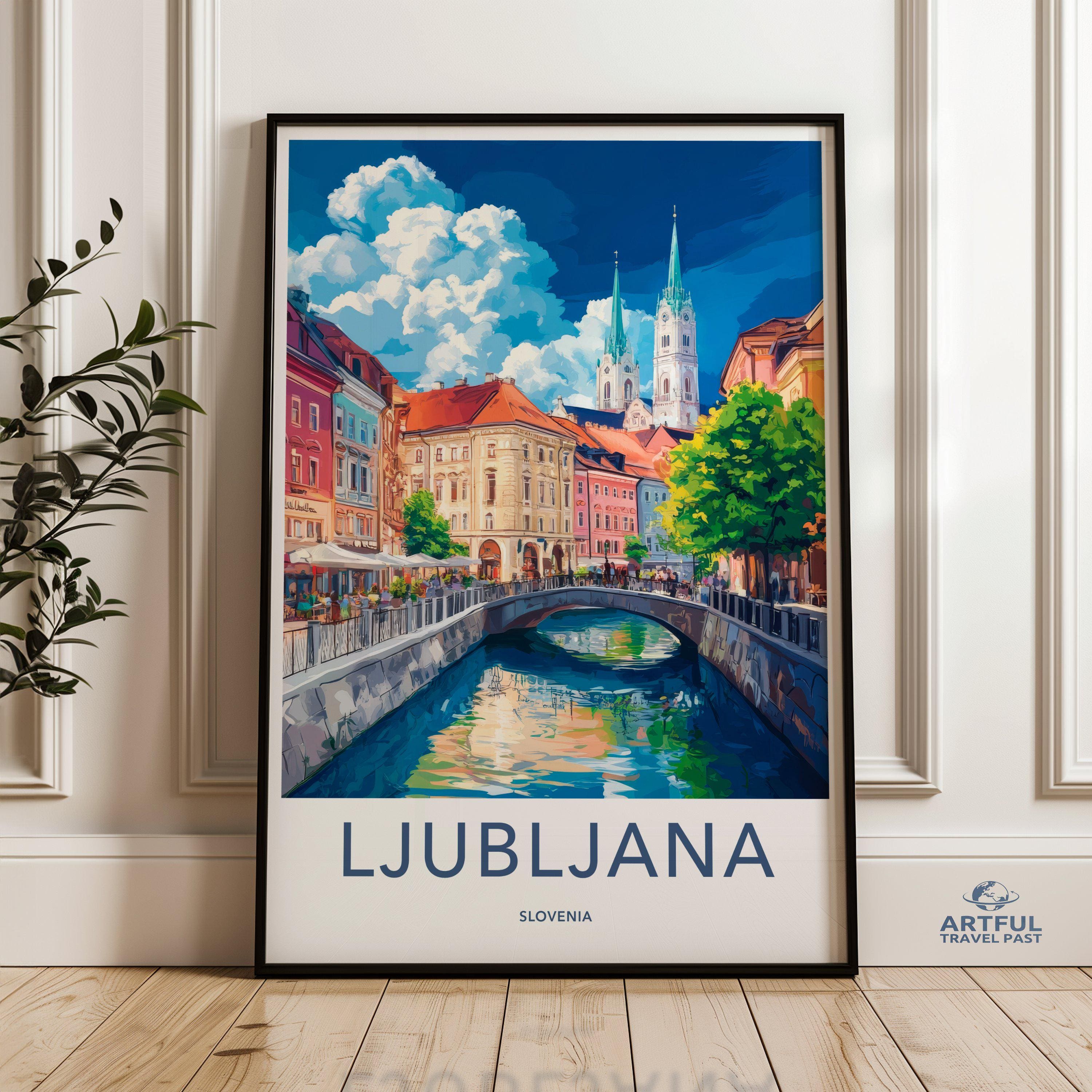 Ljubljana Poster - Slovenia Wall Art