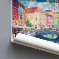 Ljubljana Poster - Slovenia Wall Art