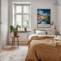 Ljubljana Poster - Slovenia Wall Art