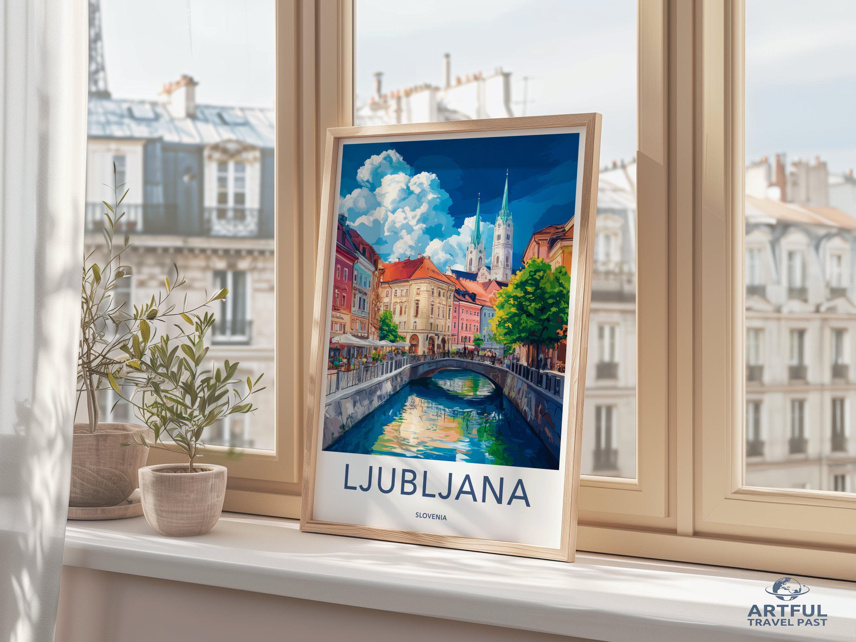 Ljubljana Poster - Slovenia Wall Art
