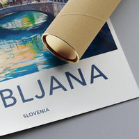Ljubljana Poster - Slovenia Wall Art