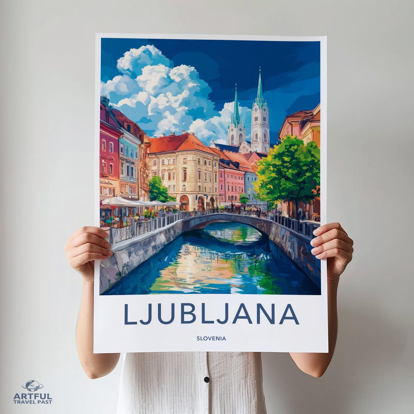 Ljubljana Poster - Slovenia Wall Art