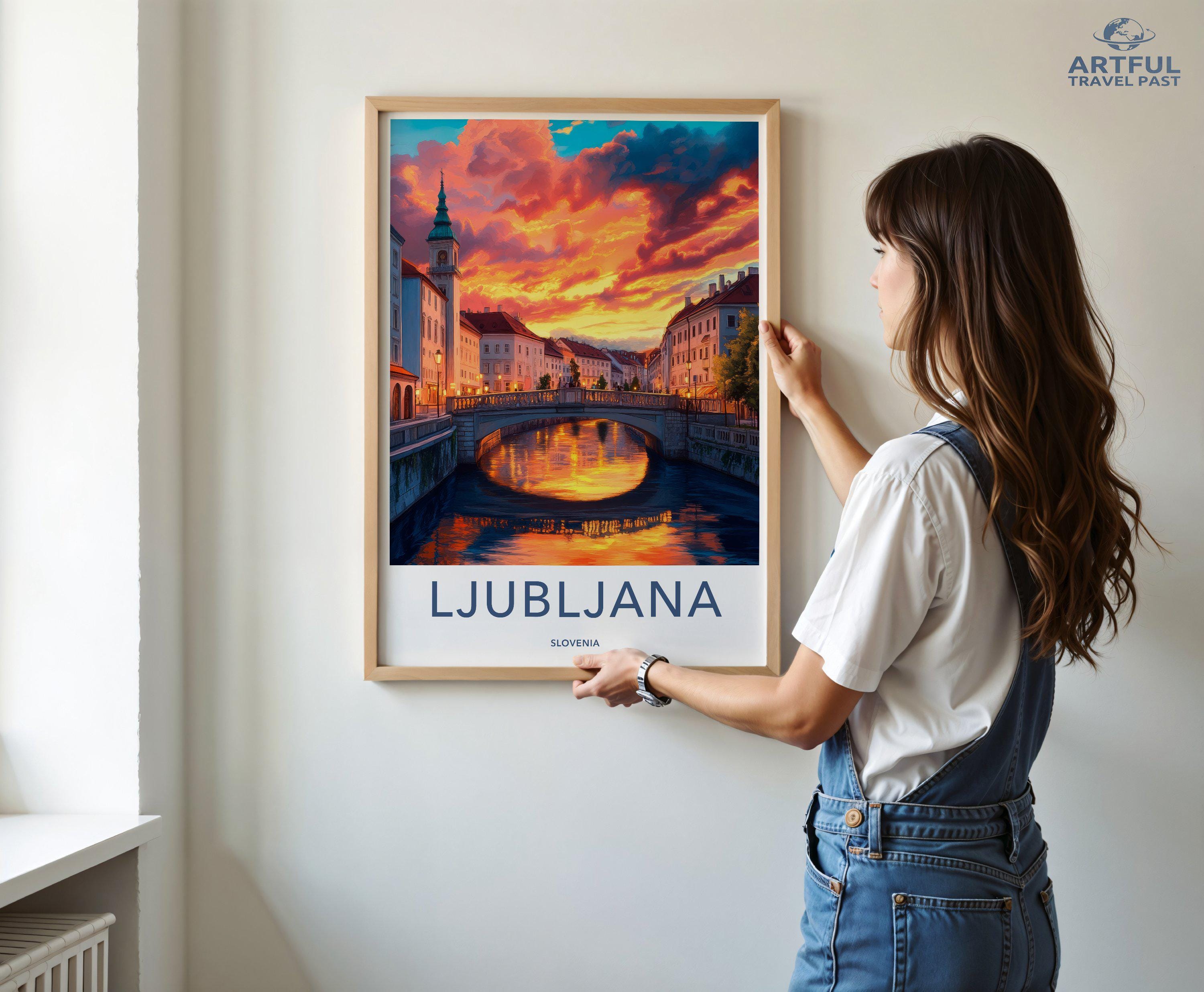 Ljubljana Poster - Slovenia Wall Art